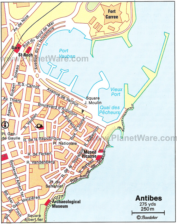 antibes map