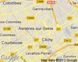 Asnieres sur Seine map