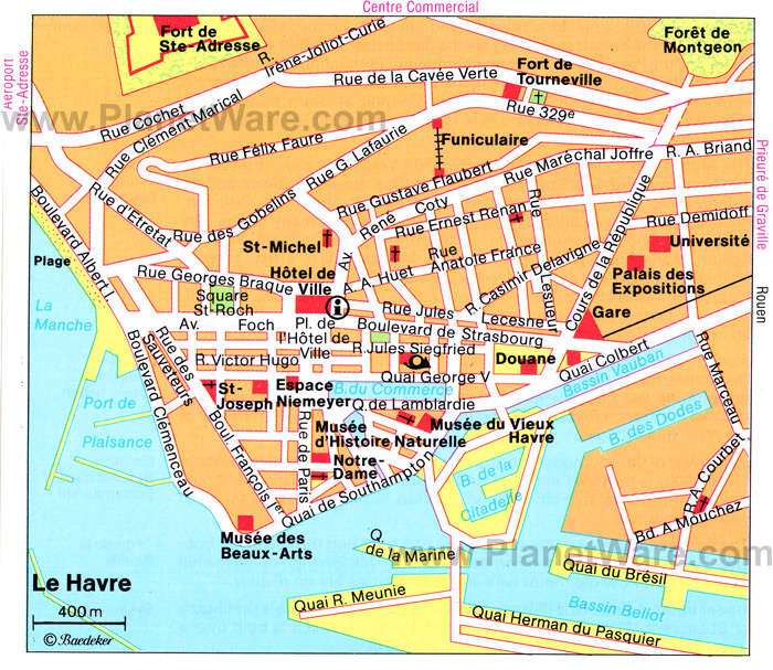 le havre map