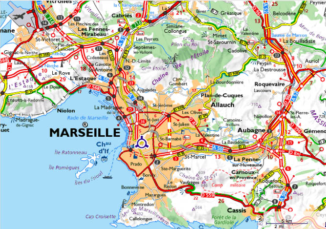 Marseille Map