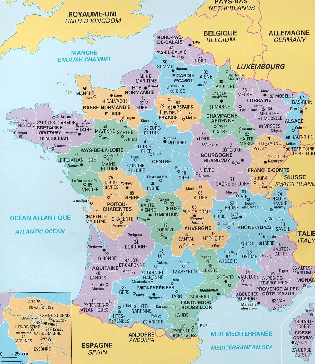France Regions Map With Cities France Resources Map France Regions Map With Cities France Resources Map