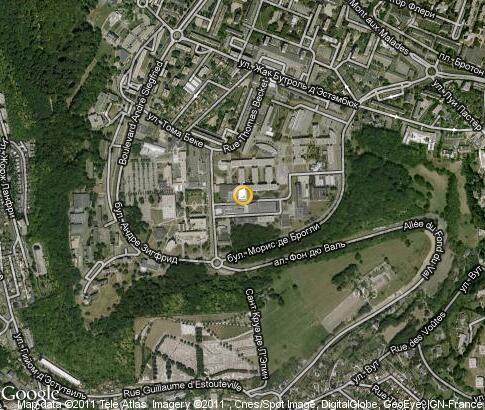 Rouen satellite map