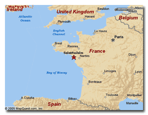 france Saint Nazaire map