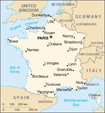 france Troyes map