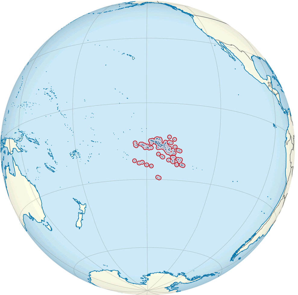 where is french polynesia in the world