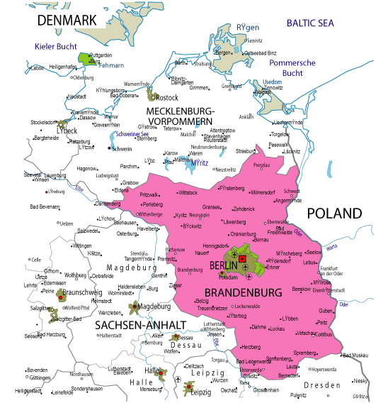 brandenburg province map
