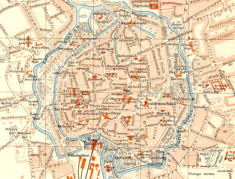 Braunschweig historical map