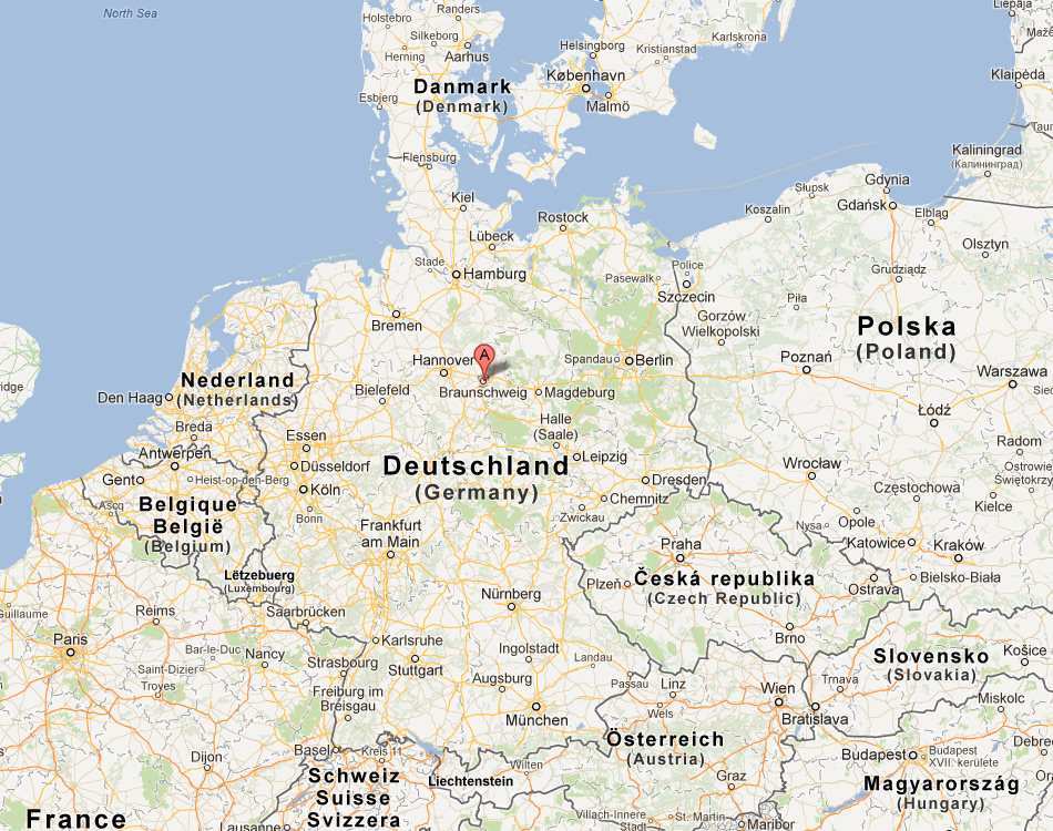 map of Braunschweig germany