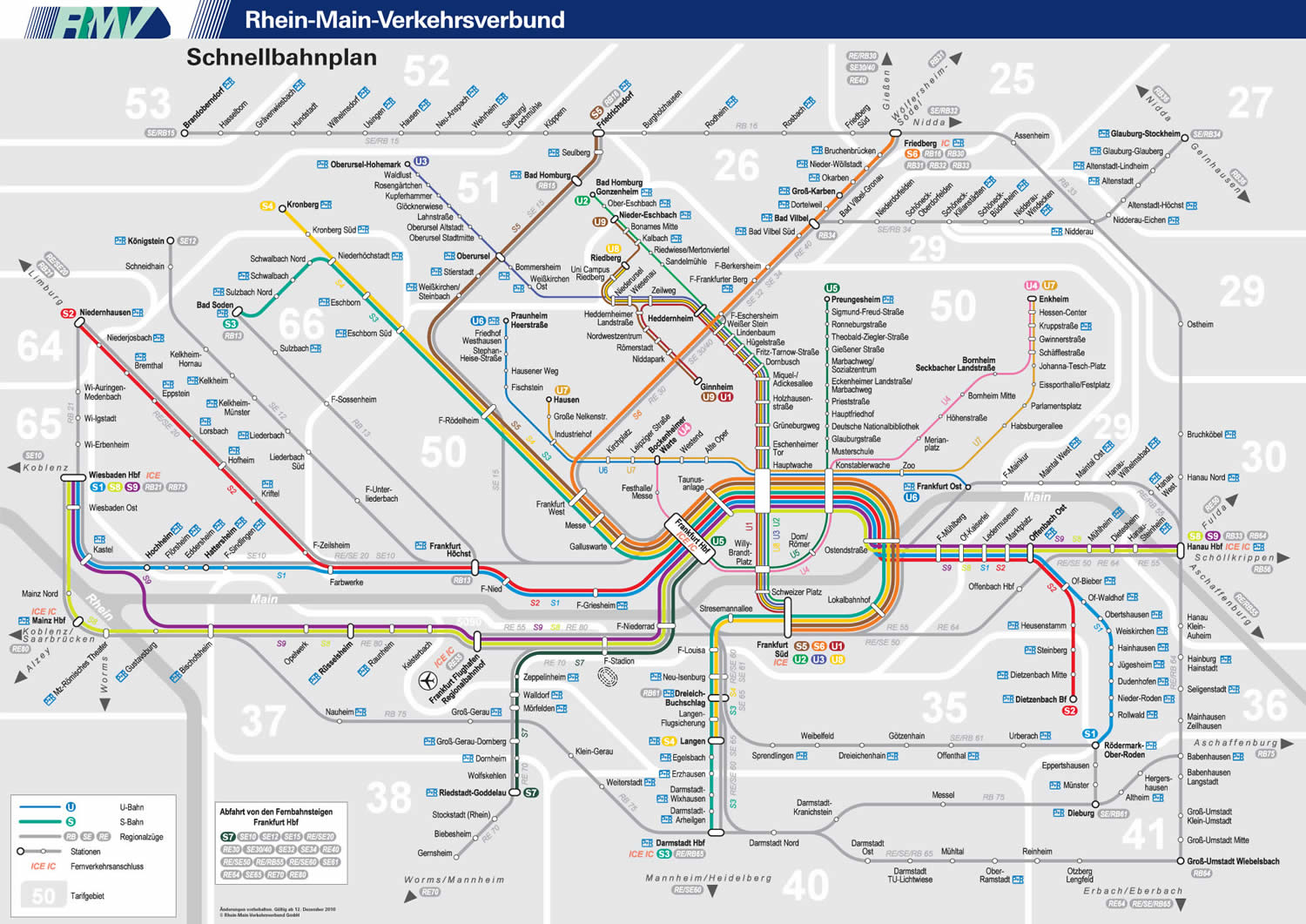frankfurt metro map