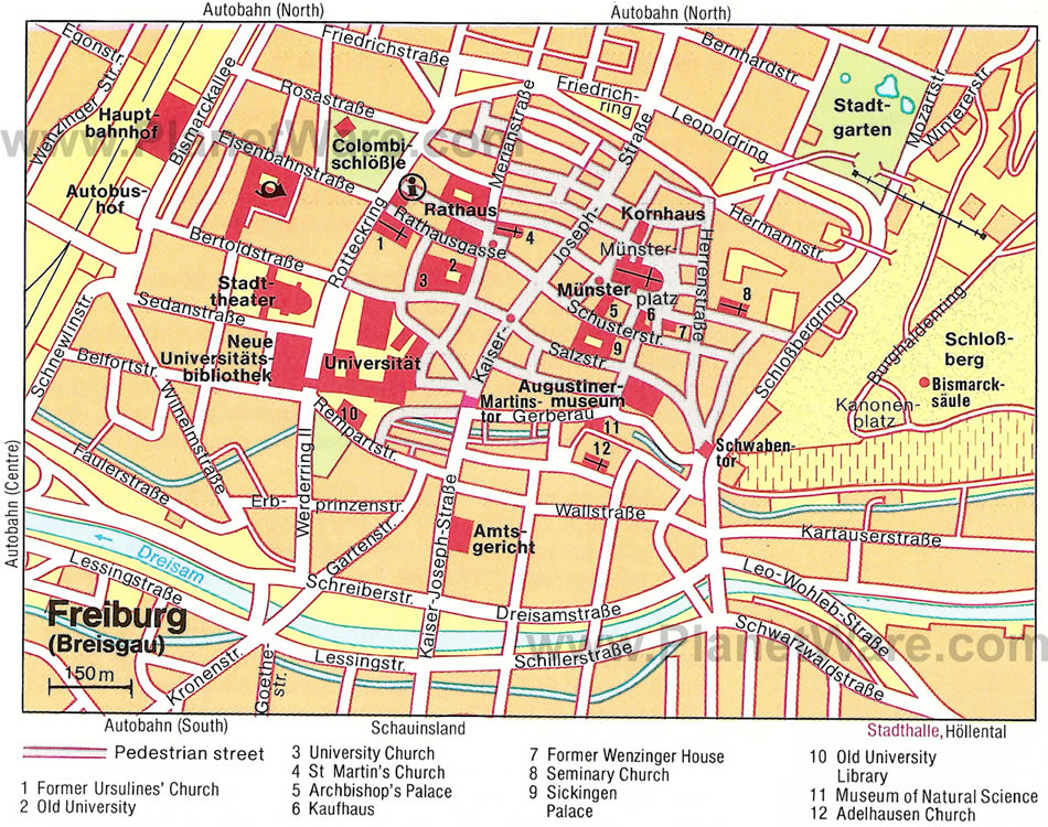 freiburg city map