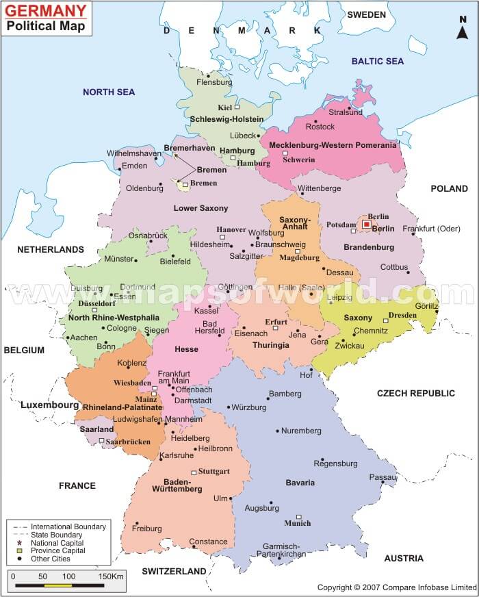 United Germany Map