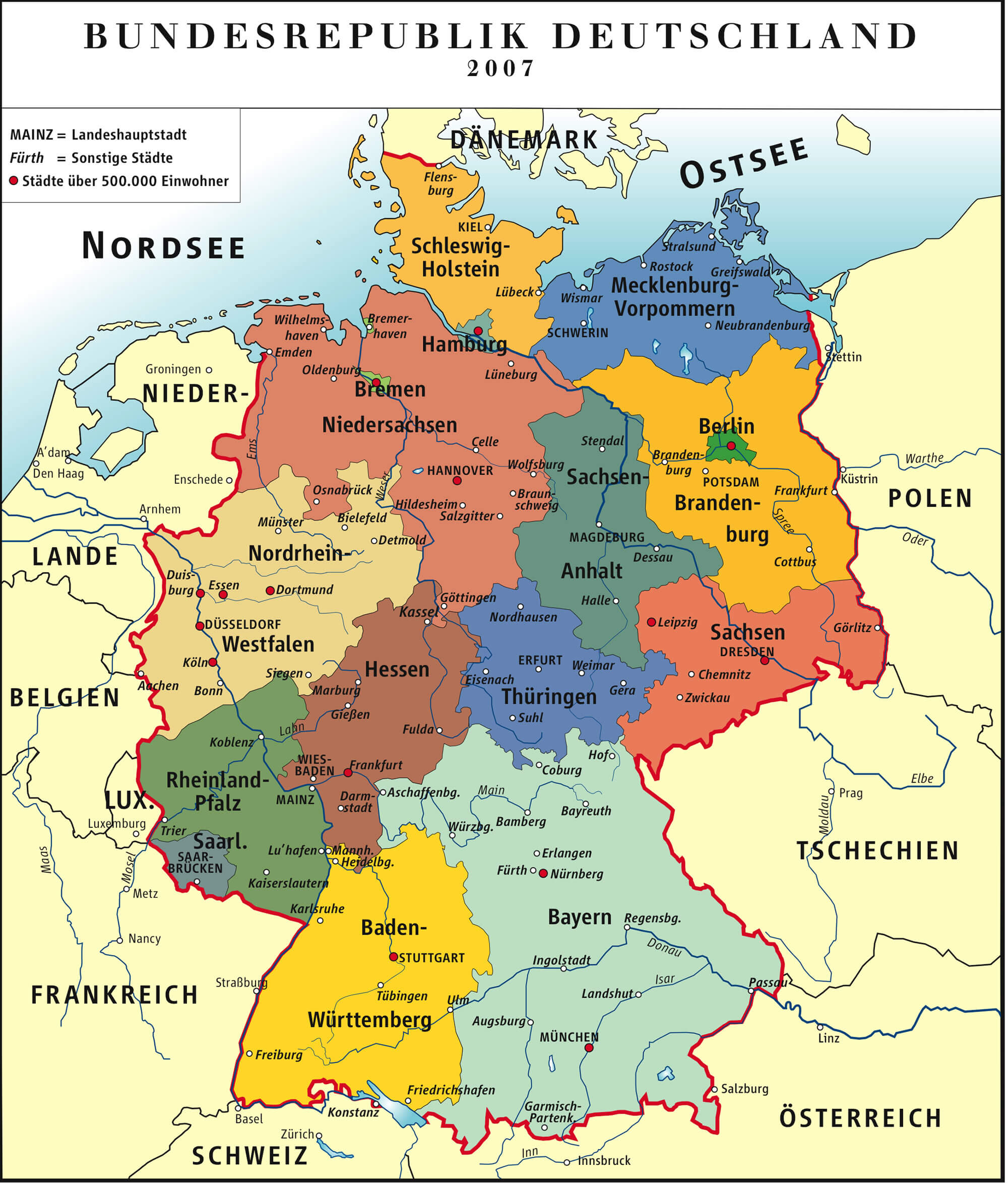 Germany Map 2007