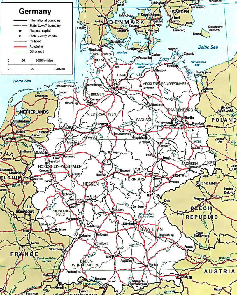 germany maps
