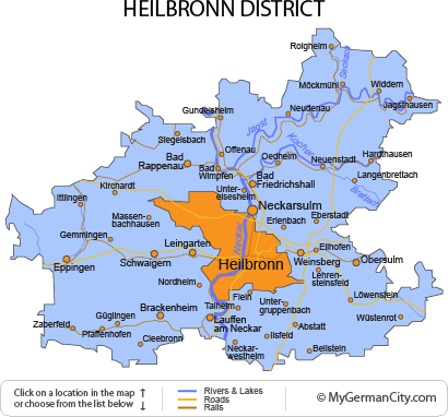 heilbronn district map