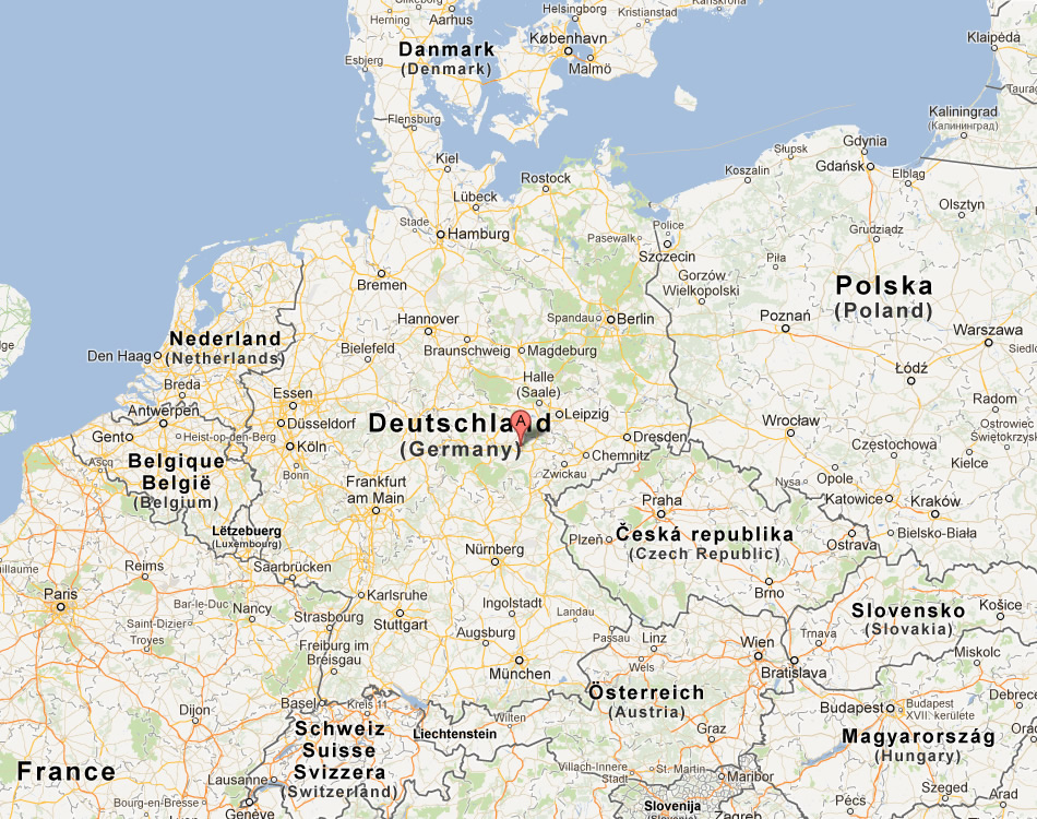 Jena Map Jena Germany Map