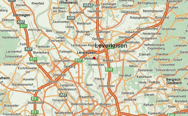 Leverkusen route map