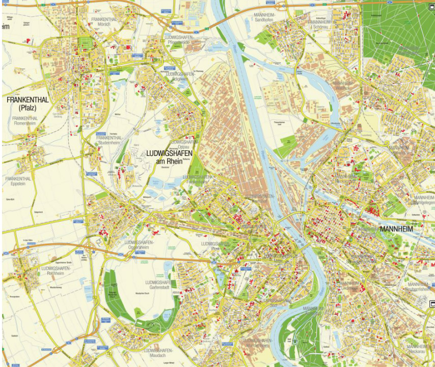 Ludwigshafen map