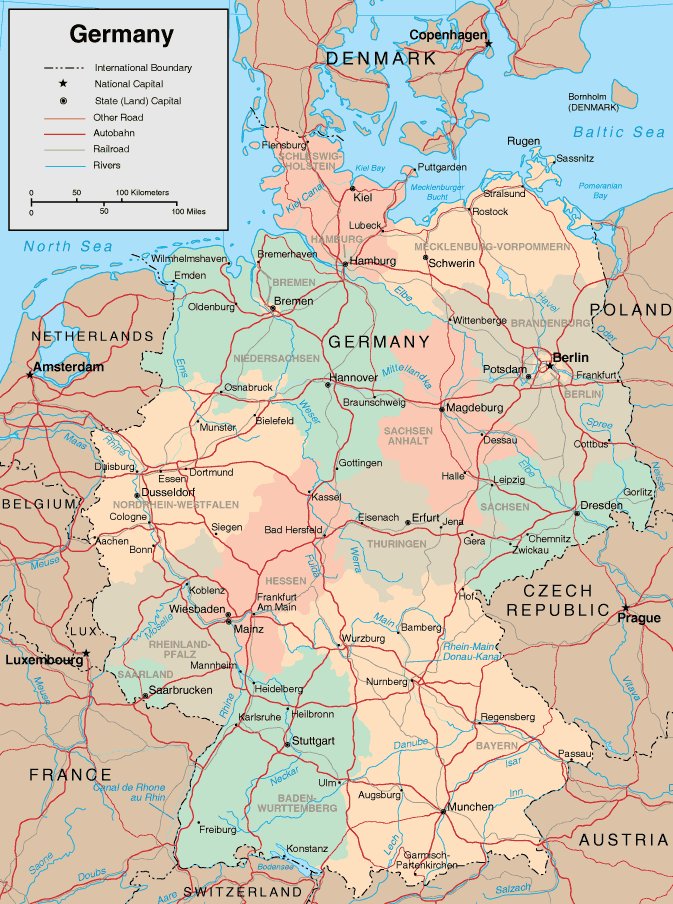 Maps of Germany