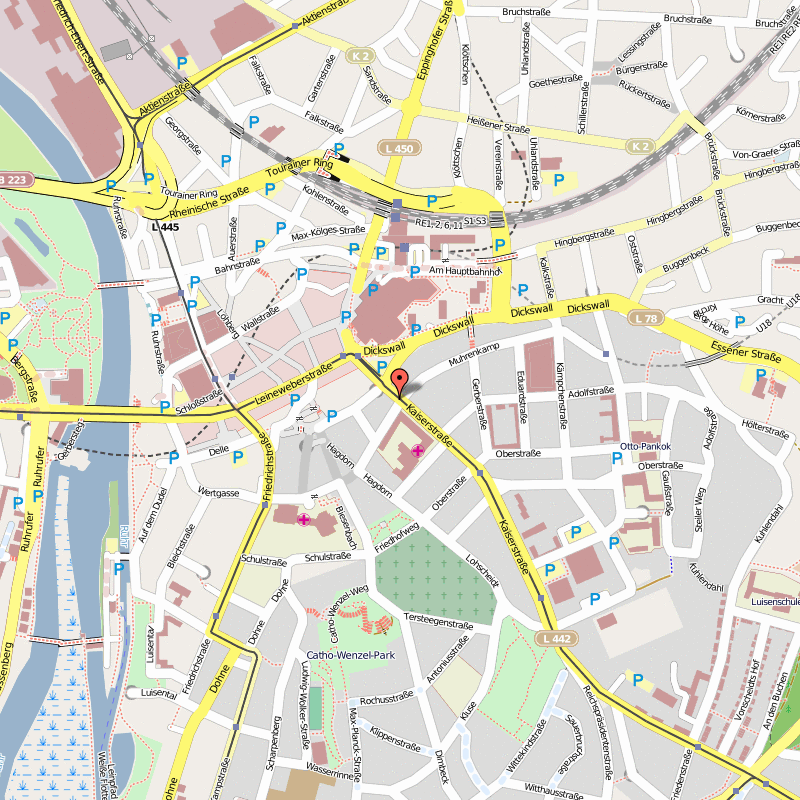 Mulheim city map