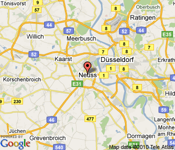 Neuss area map