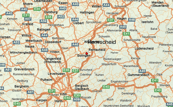 Remscheid map