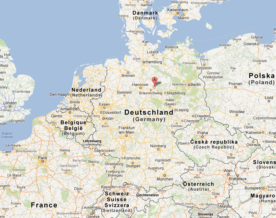 map of Wolfsburg germany