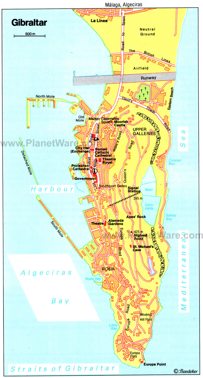 gibraltar maps