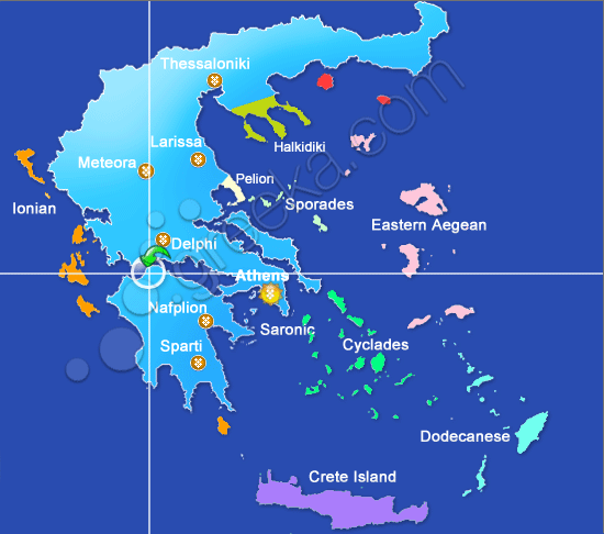 patra greece map