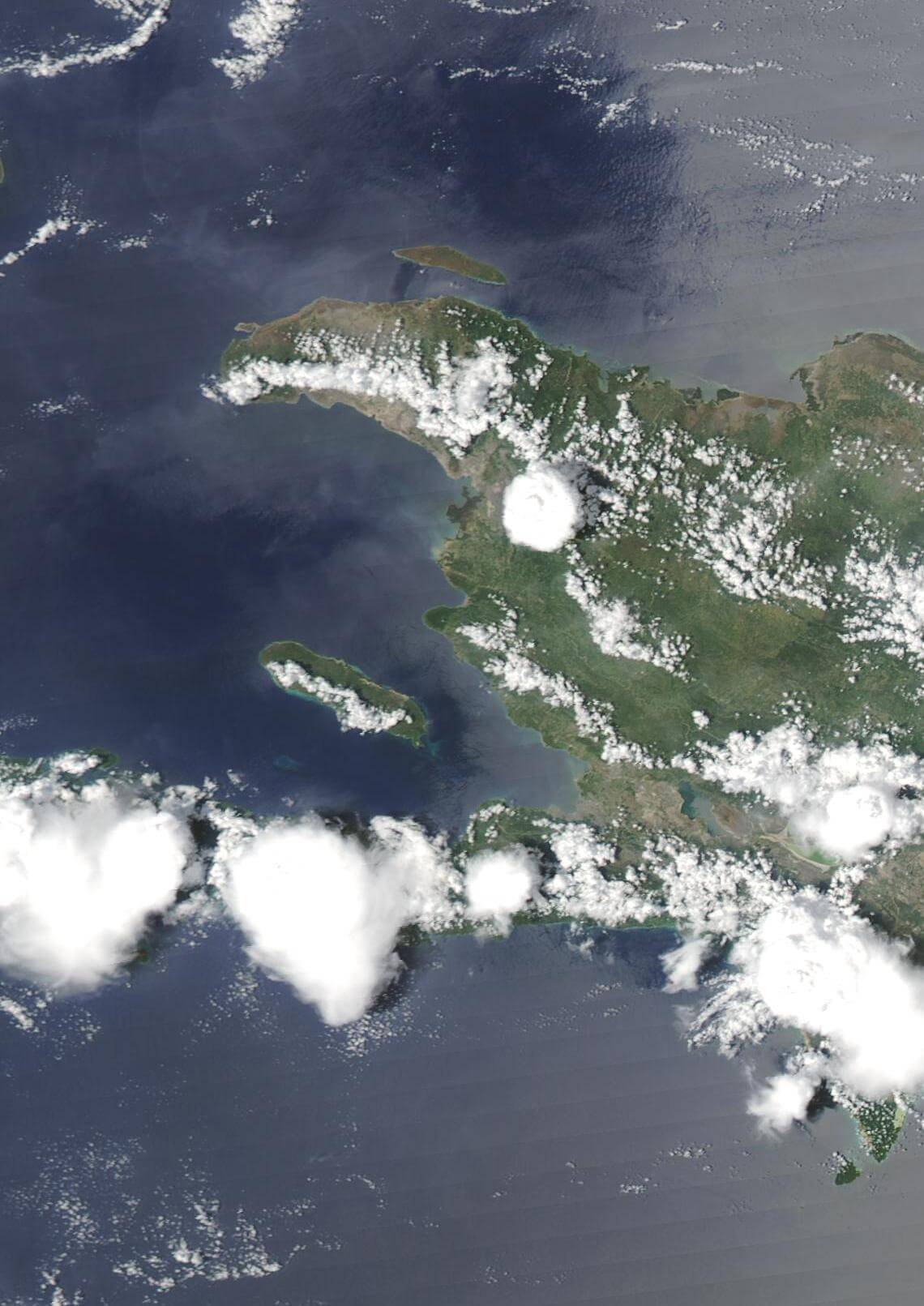 Satellite Image Photo of Haiti