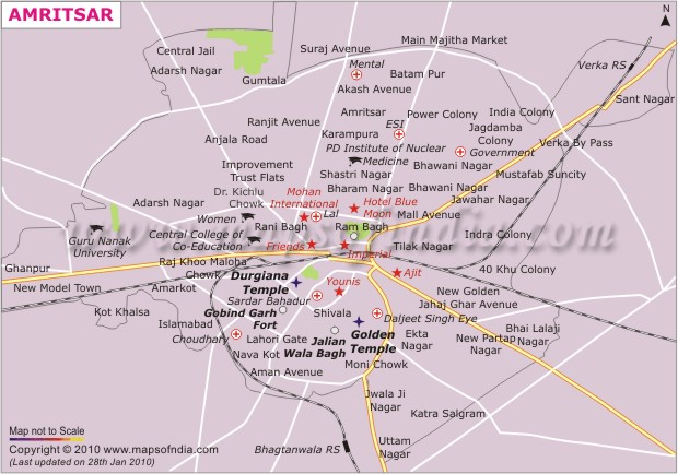 amritsar map