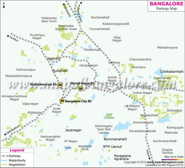 bangalore rail map