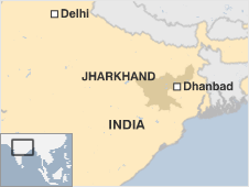 india Dhanbad map