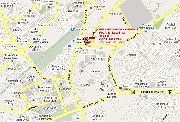 Ghaziabad center map