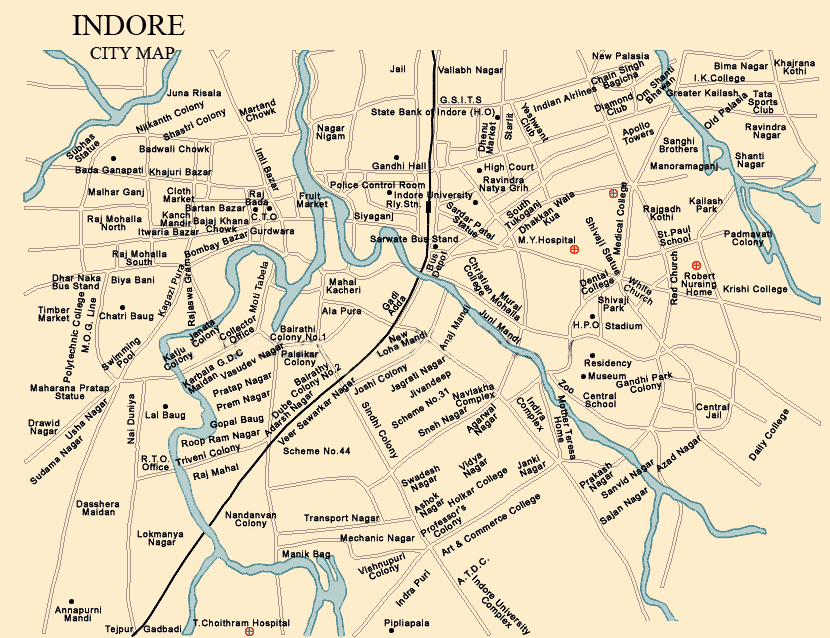 city map of indore