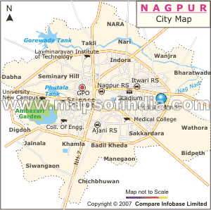 Nagpur city map
