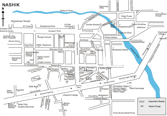 nashik street map