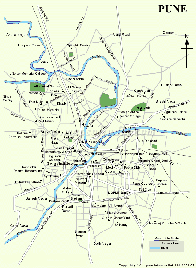 map of pune