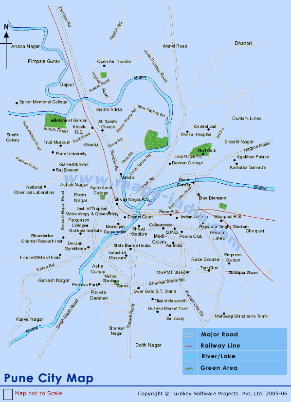 pune city map