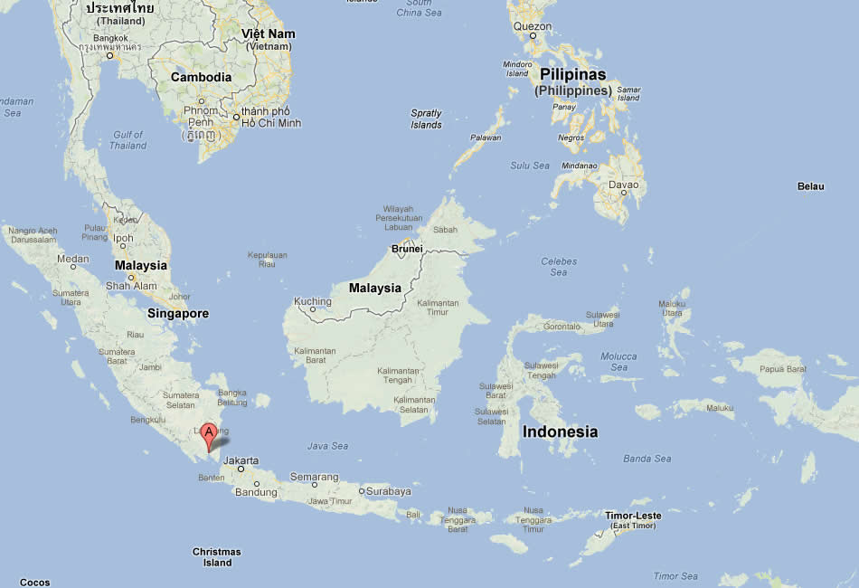 map of Bandar Lampung indonesia