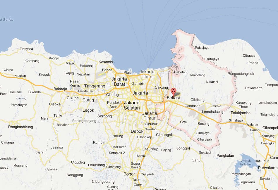 Bekasi Map Bekasi Map