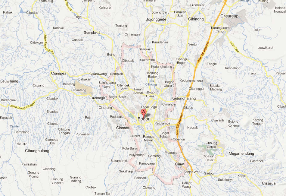 Bogor Map Bogor Map