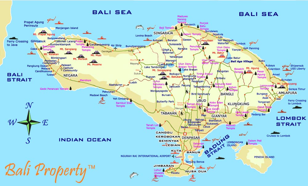 Denpasar Map Denpasar Map