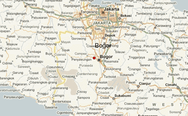 Bogor Depok Jakarta Map