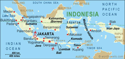 depok map indonesia