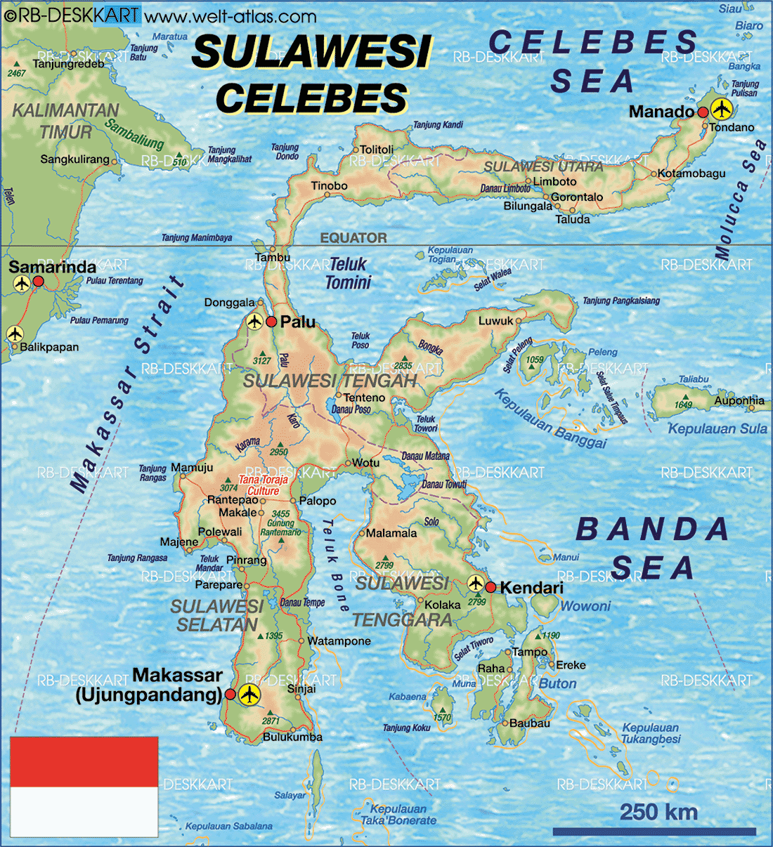 Makassar map