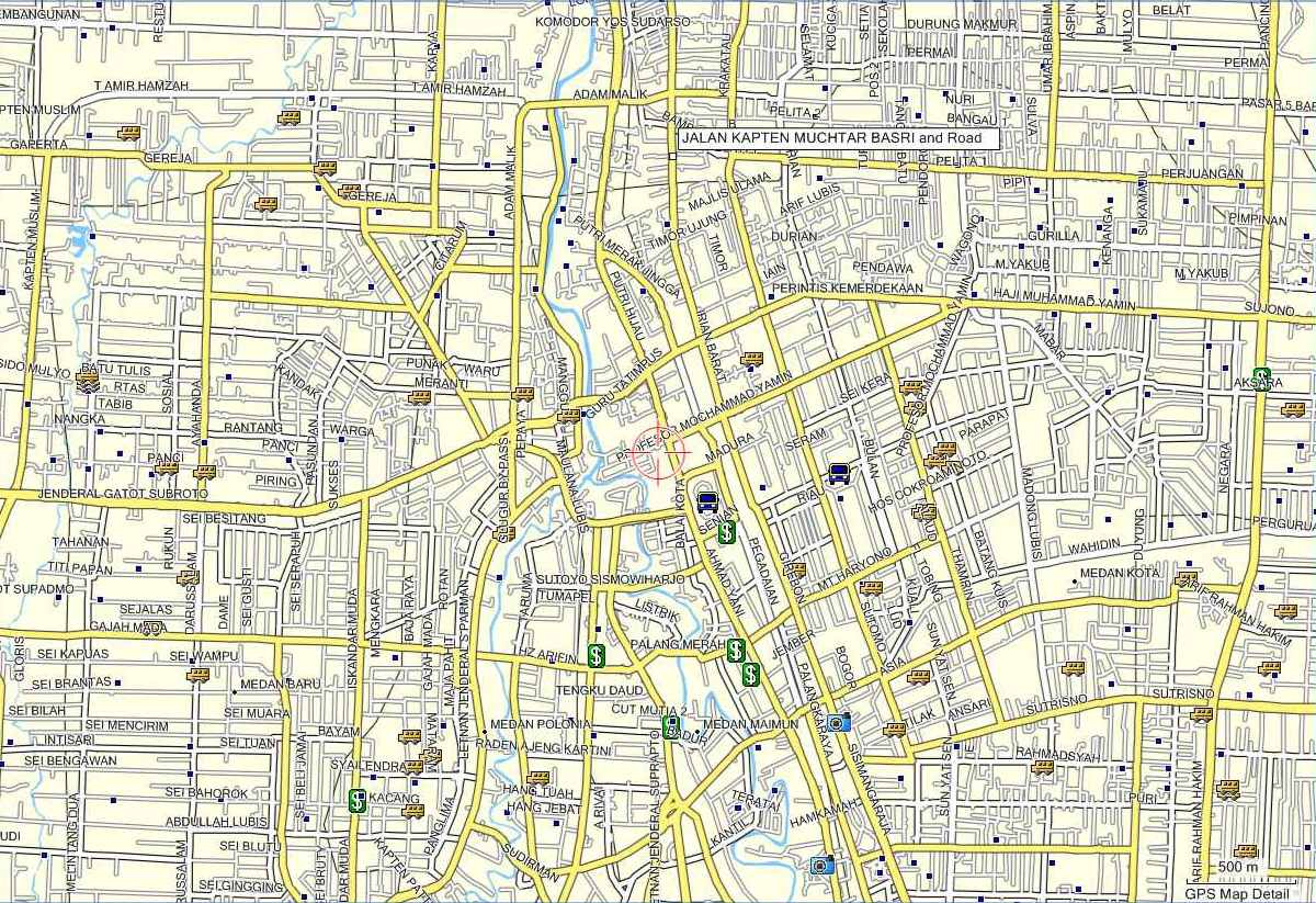 medan city center map