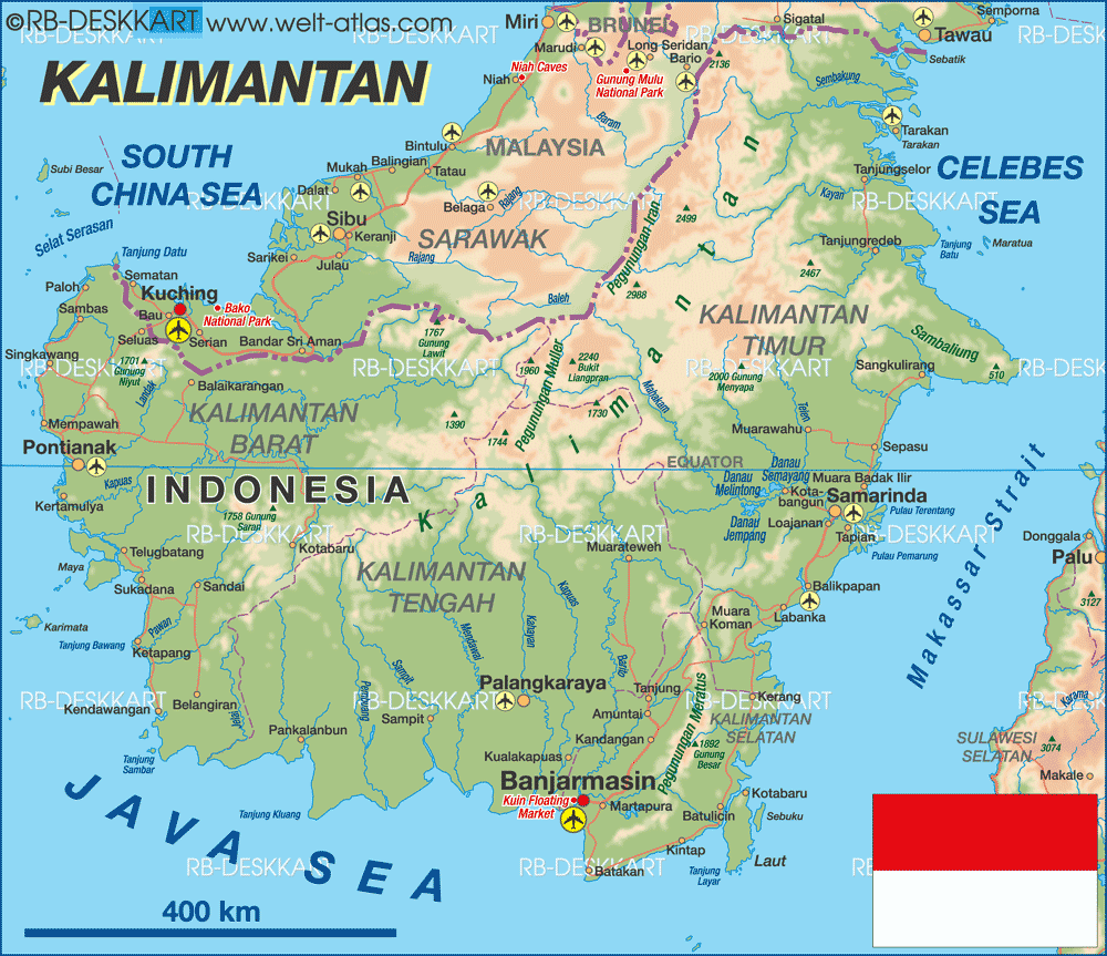 Samarinda indonesia map