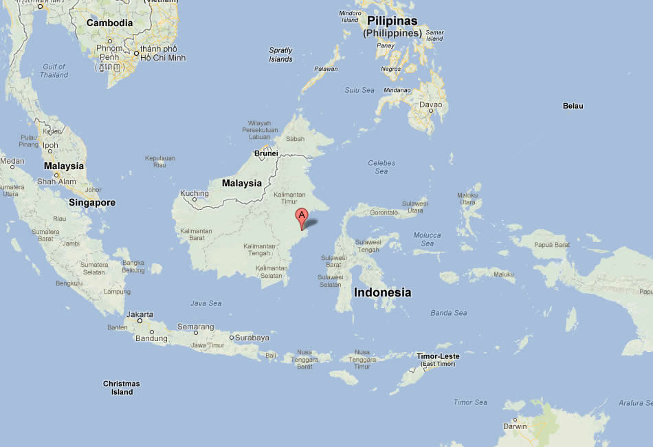 map of Samarinda indonesia