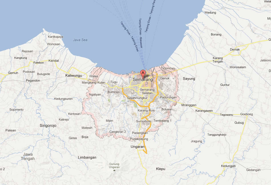 map of Semarang