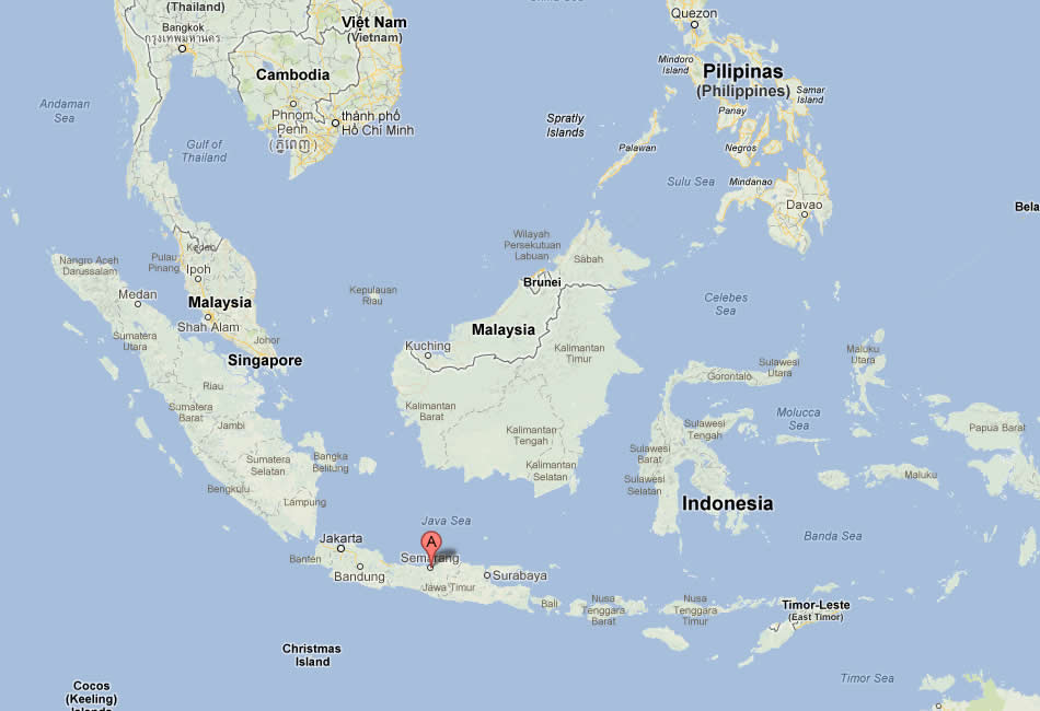 map of Semarang indonesia